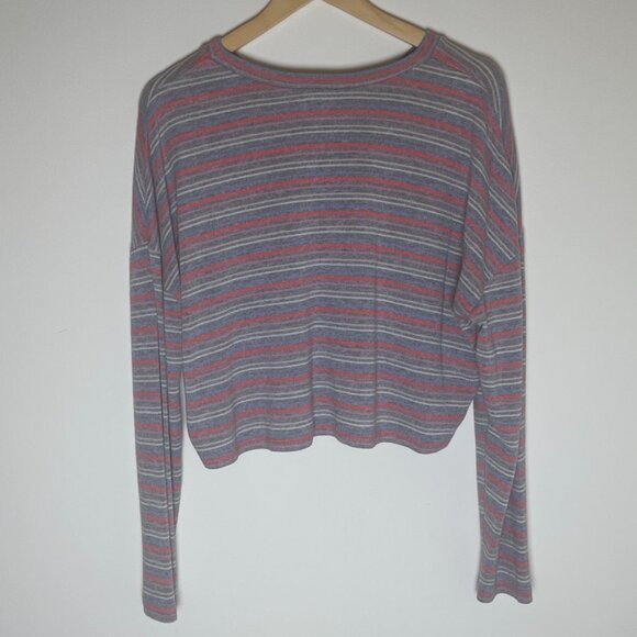 Wild Fable | Striped Long Sleeve Crop Top |  Medium - Picture 3 of 7